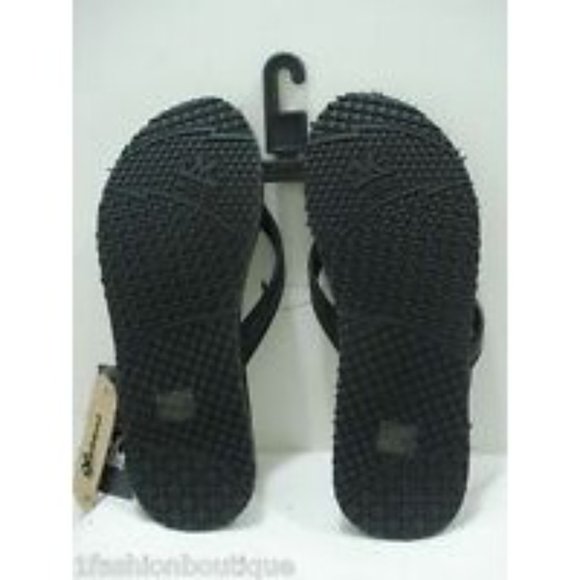 MICROS Mens Flip Flops Thong Sandal MZSD-353 Black/White Size 9 New - Picture 10 of 10